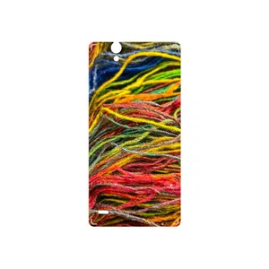 MAHOOT Fabric Texture 9 Cover Sticker for Sony Xperia C4