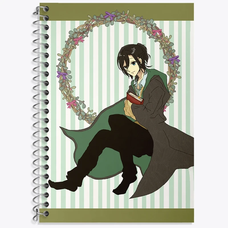 دفتر زبان 50 برگ خندالو مدل سه خط طرح میامورا انیمه هوریمیا کد 33685