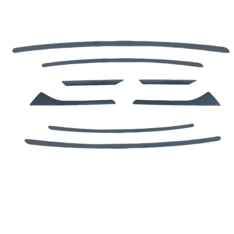 زه استیل دور شیشه طرح وارداتی مدل ست کامل کد 186000968 مناسب برای کی ام سی جی 7 بسته 8 عددی