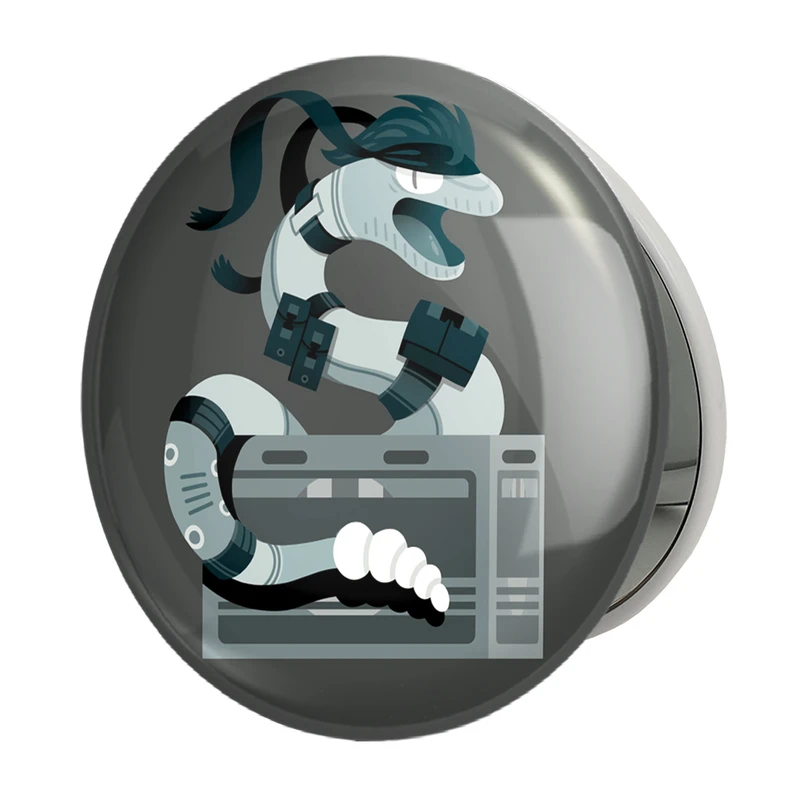 آینه جیبی خندالو طرح بازی متال گیر (Metal Gear) مدل تاشو کد 33140