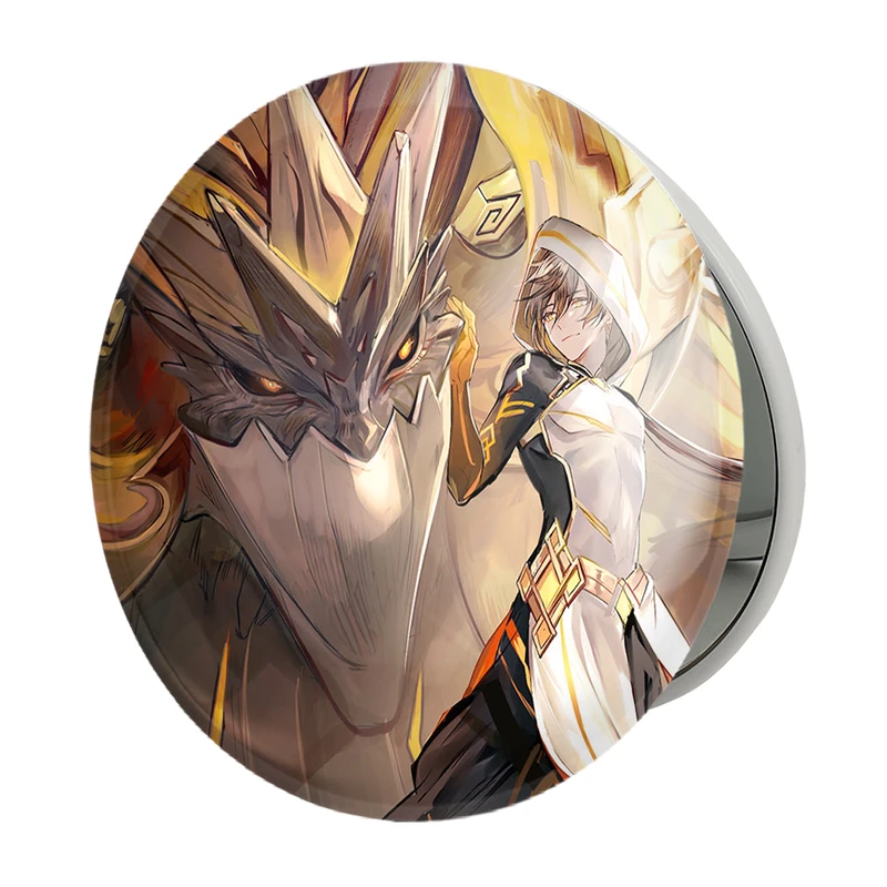 آینه جیبی خندالو طرح بازی گنشین ایمپکت Genshin Impact مدل تاشو کد 25704 