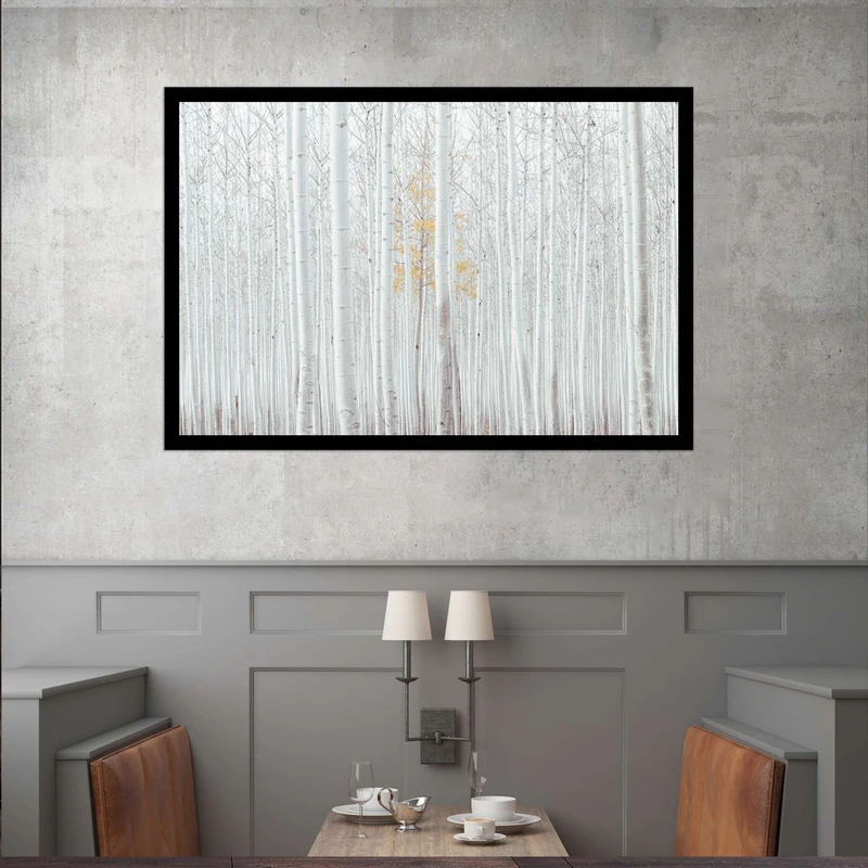 تابلو بکلیت طرح منظره درخت و طبیعت مدل قاب شاسی B-s7578