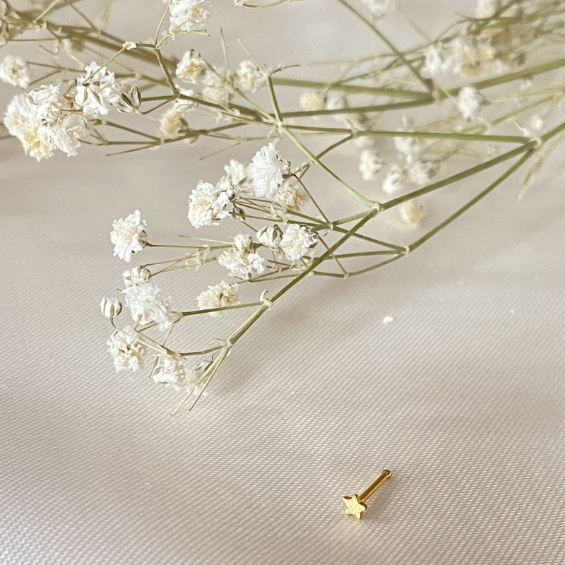 پیرسینگ بینی زنانه مدل ستاره