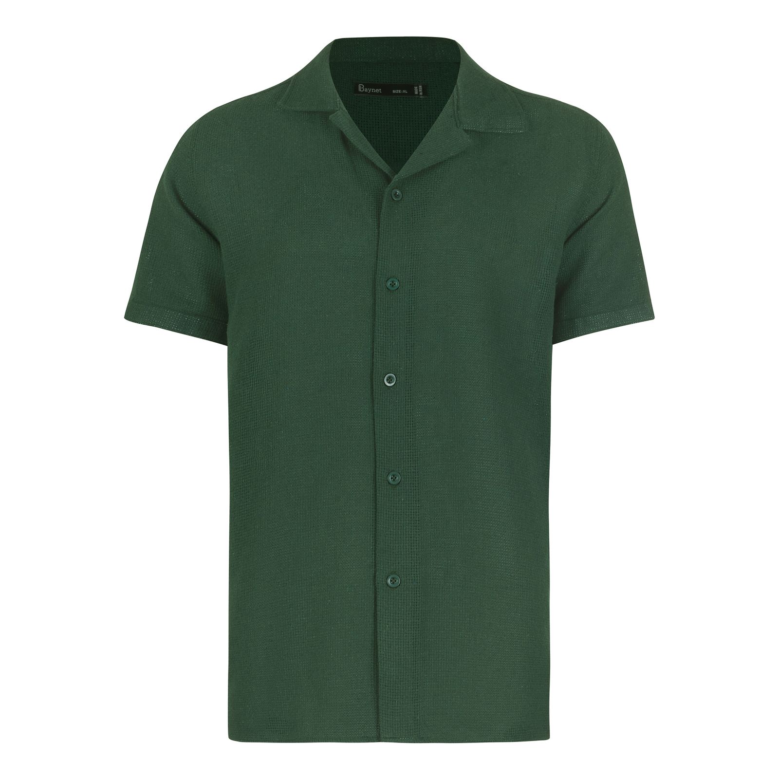 پیراهن آستین کوتاه مردانه باینت مدل 772-3 رنگ سبز -  - 2