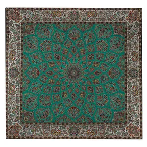 رومیزی ترمه رضایی یزد طرح زندیه کد 2124010403000