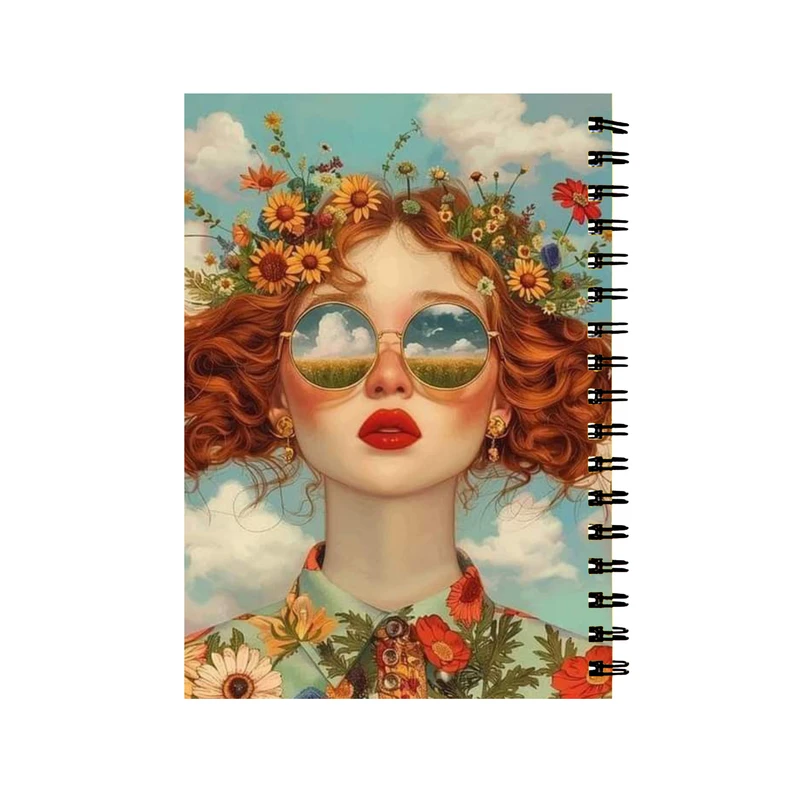 دفتر مشق 50 برگ طرح دختر فانتزی کد 176