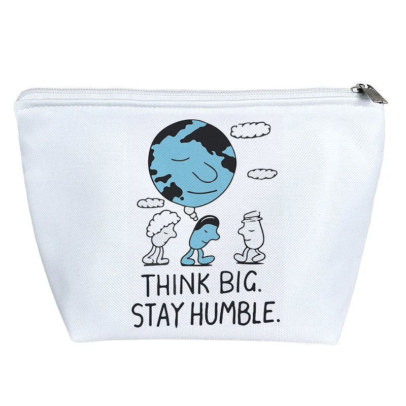 کیف لوازم آرایش دخترانه خندالو مدل Think Big Stay Humble کد 6667