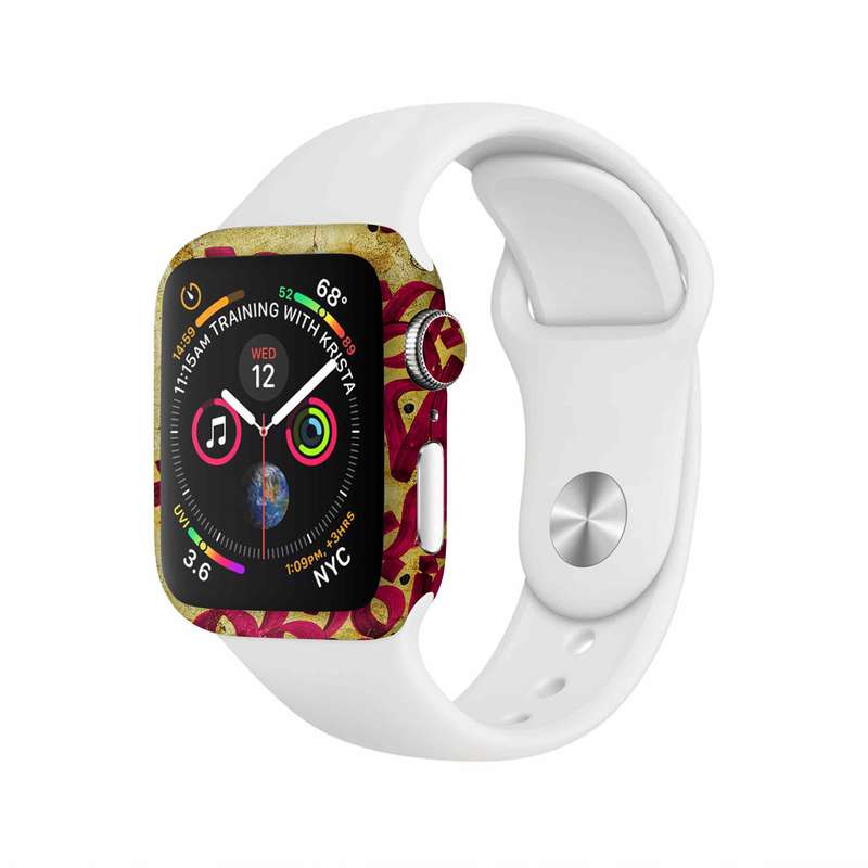برچسب ماهوت طرح Nastaliq_5 مناسب برای اپل واچ Watch 4 44mm