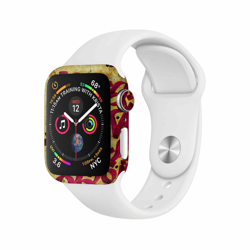 برچسب ماهوت طرح Nastaliq_5 مناسب برای اپل واچ Watch 4 40mm