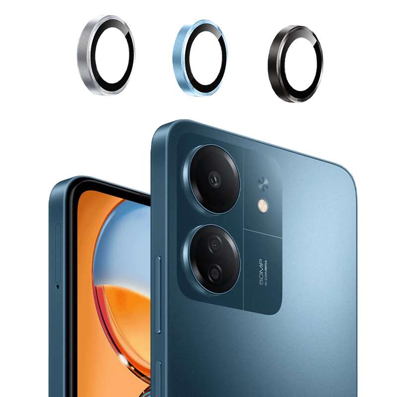 محافظ لنز دوربین فلزی مدل Objektif مناسب برای گوشی موبایل شیائومی Redmi 13C محافظ لنز دوربین فلزی مدل Objektif مناسب برای گوشی موبایل شیائومی Redmi 13C