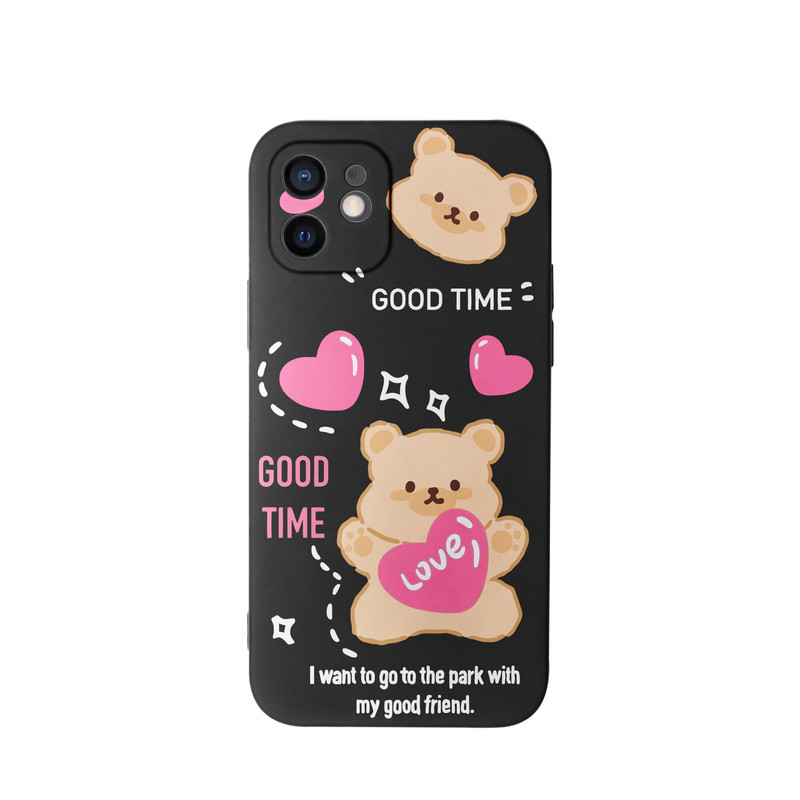 کاور طرح خرس دخترانه کد f4007 مناسب برای گوشی موبایل اپل iphone 11