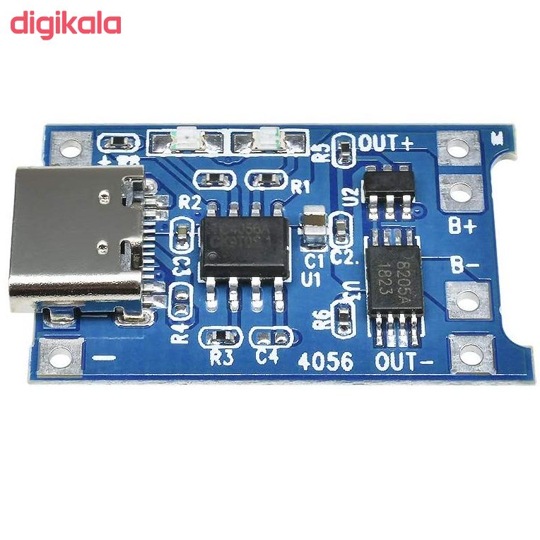 ماژول شارژ باتری لیتیومی مدل TP-4056TYPEC main 1 6