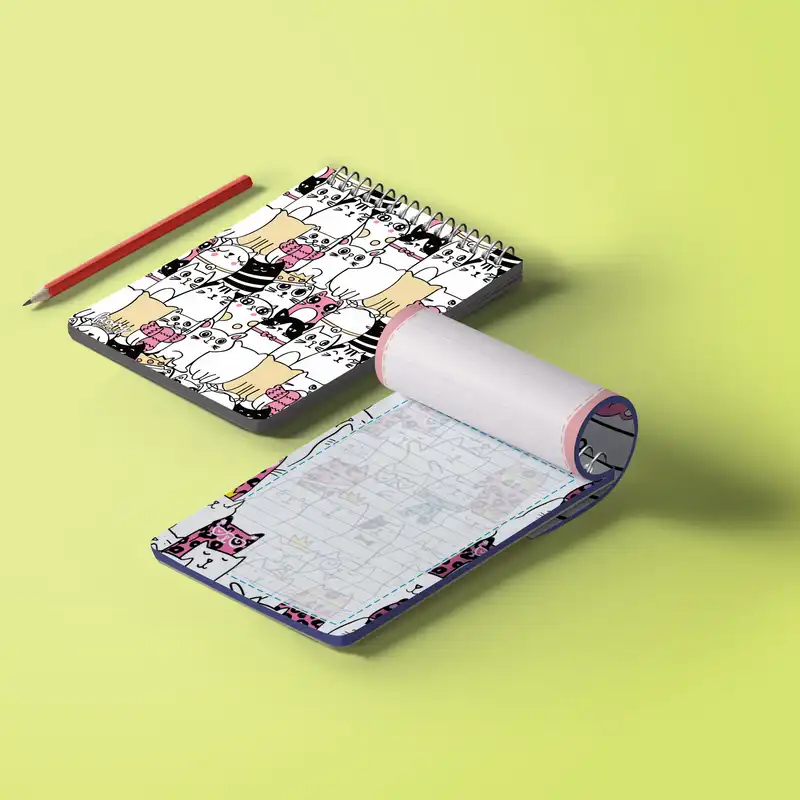 دفترچه یادداشت مستر راد طرح گربه‌های فانتزی مدل Pop کد fiory 1884