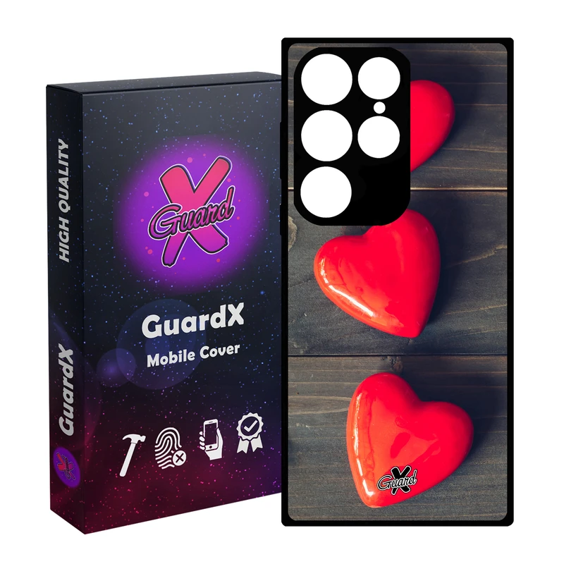 کاور گارد ایکس طرح Love مدل Glass10181 مناسب برای گوشی موبایل سامسونگ Galaxy S24 Ultra