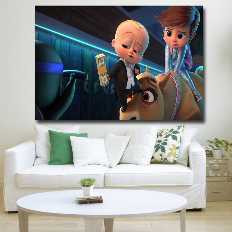 تابلو کودک و نوزاد مدل بچه رئیس کد 24