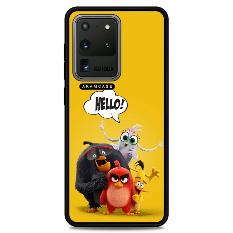 کاور آکام مدل AMC-WSGS20U-ANGRY BIRDS17 مناسب برای گوشی موبایل سامسونگ Galaxy S20 Ultra