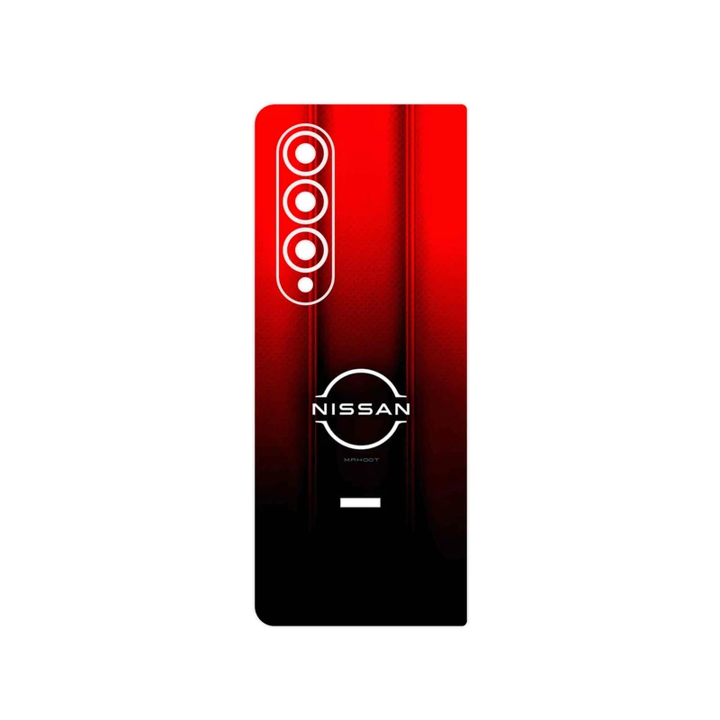 برچسب پوششی ماهوت مدل Nissan_Logo مناسب برای گوشی موبایل سامسونگ Galaxy Z Fold4
