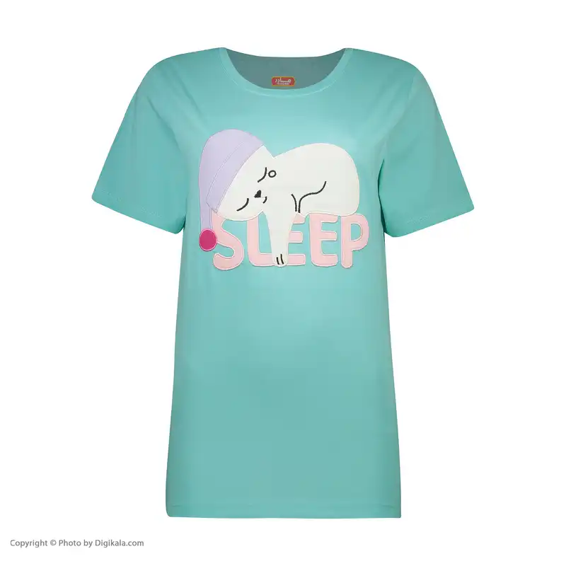 ست تی شرت و شلوار زنانه مادر مدل pandi409-54