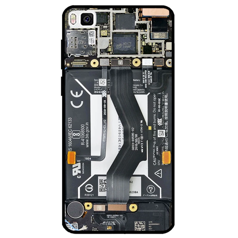 کاور مگافون طرح برد موبایل مدل 8004 مناسب برای گوشی موبایل هوآوی P8