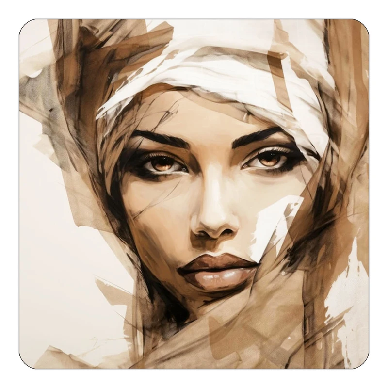 مگنت کاکتی طرح نقاشی رنگ روغن مدل mp69379