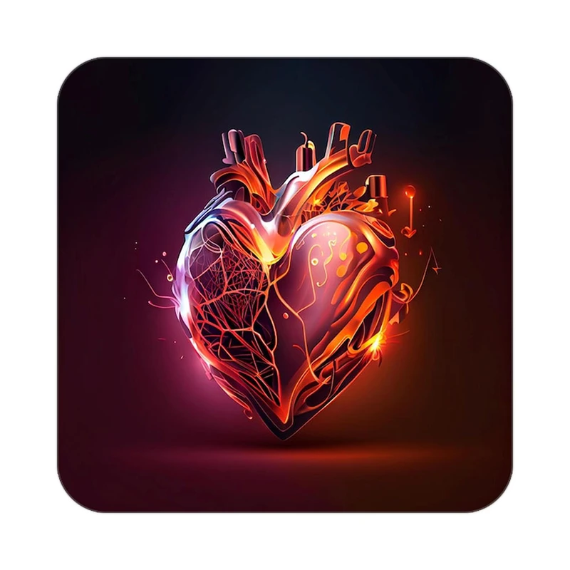 زیر لیوانی کاکتی مدل عاشقانه کد mp12986