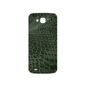MAHOOT Green-Crocodile-Leather Cover Sticker for LG X venture