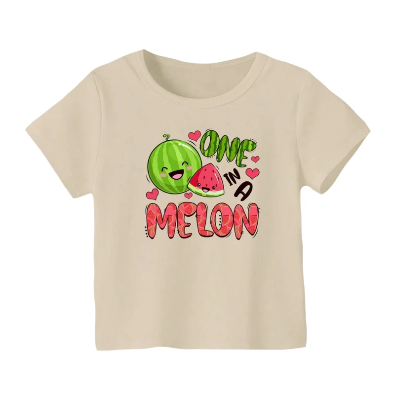 تی شرت آستین کوتاه بچگانه مدل هندوانه یلدایی کد 32