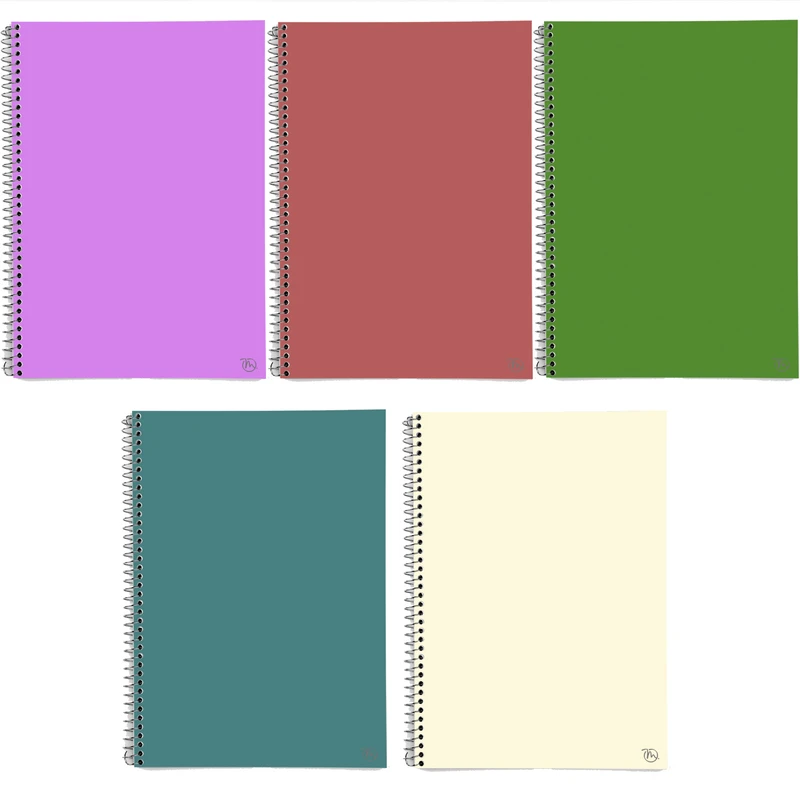 دفتر مشق 50 برگ مدوپد طرح ساده کد BD10023 مجموعه 5 عددی