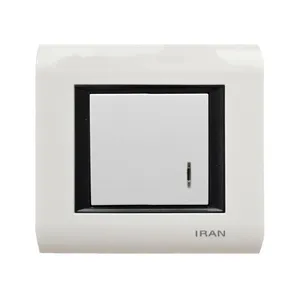 کلید تک پل ایران الکتریک مدل دیاموند