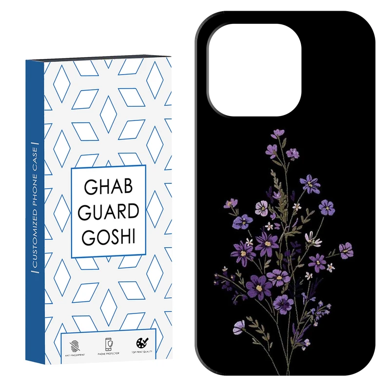کاور قاب گارد گوشی طرح گل داوودی کد Dimo-868 مناسب برای گوشی موبایل اپل  IPHONE 15 PRO 