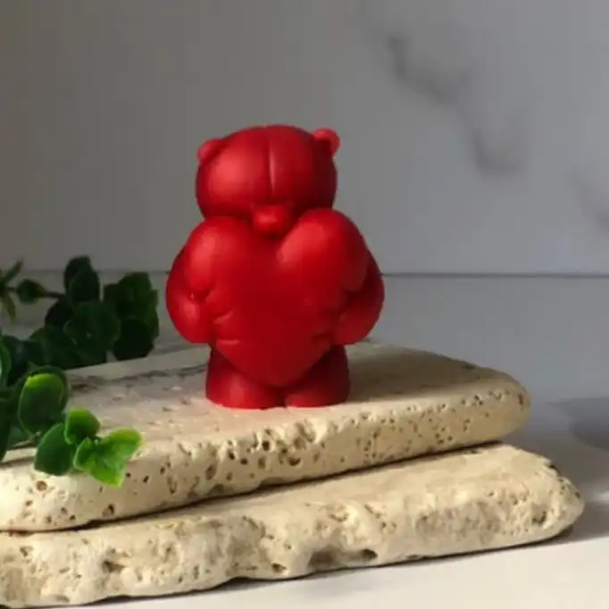 قالب شمع مدل خرس قلبی