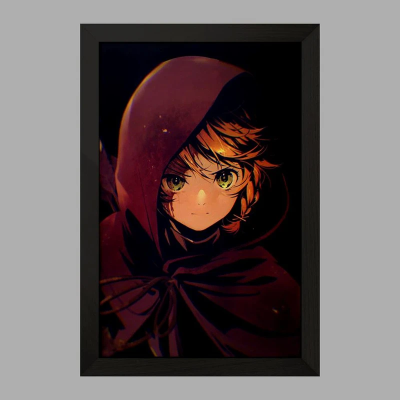 تابلو خندالو مدل انیمه ناکجاآباد موعود  کد 12713