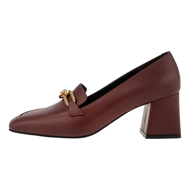 کفش پاشنه‌دار زنانه چرم مشهد مدل J2784-044-37
