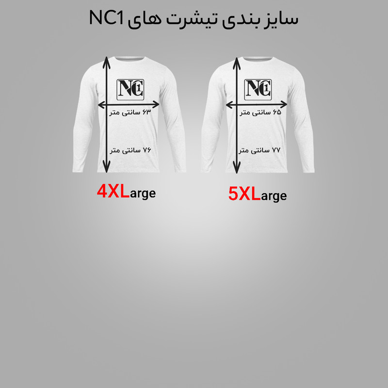 تی‌شرت آستین بلند مردانه مدل NC1_0327