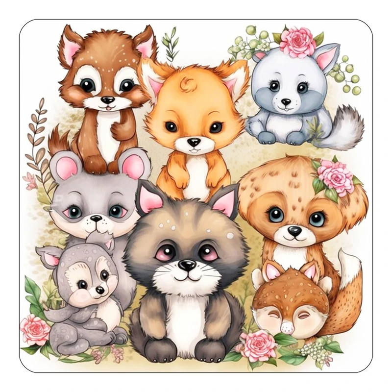 مگنت کاکتی طرح حیوانات کارتونی مدل mp28530