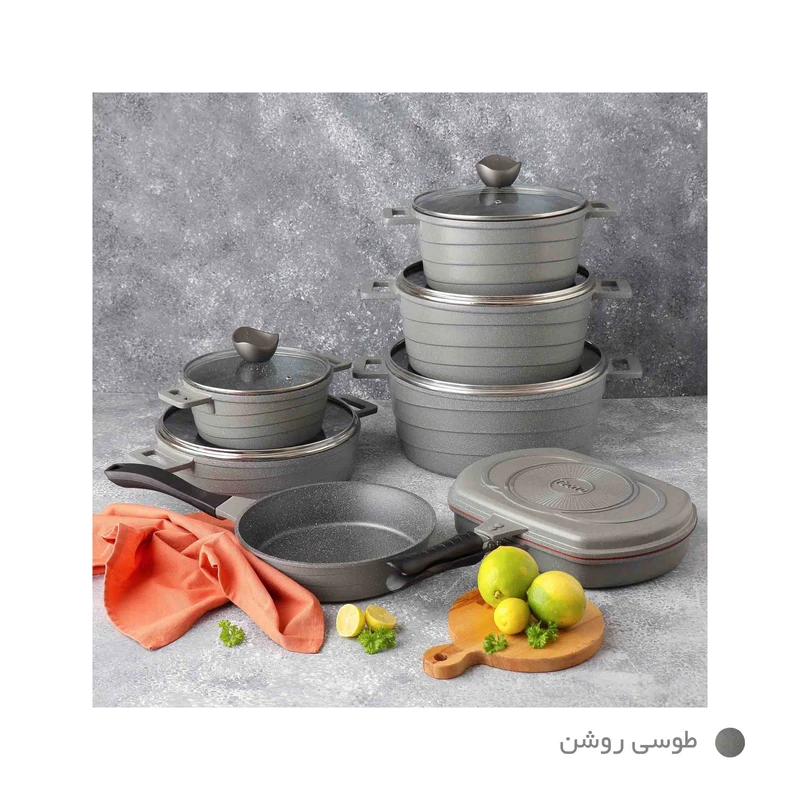 عکس شماره 4 : سرویس پخت و پز 13 پارچه تکنو مدل اورس