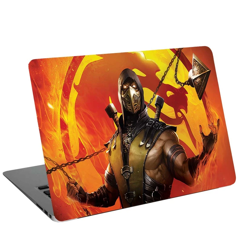 استیکر لپ تاپ طرح mortal kombat G-2015 مناسب برای لپ تاپ 15.6 اینچ 
