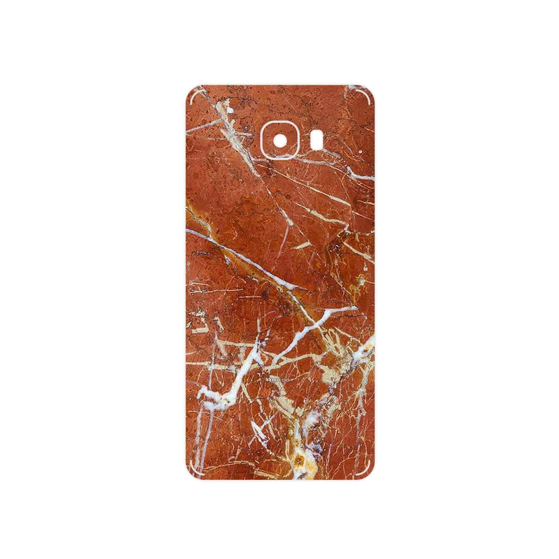 برچسب پوششی ماهوت مدل Red Marble مناسب برای گوشی موبایل سامسونگ Galaxy C7