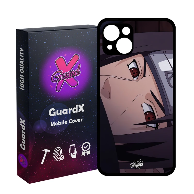 کاور گارد ایکس طرح Itachi Anime مدل Glass10475 مناسب برای گوشی موبایل اپل iPhone 13