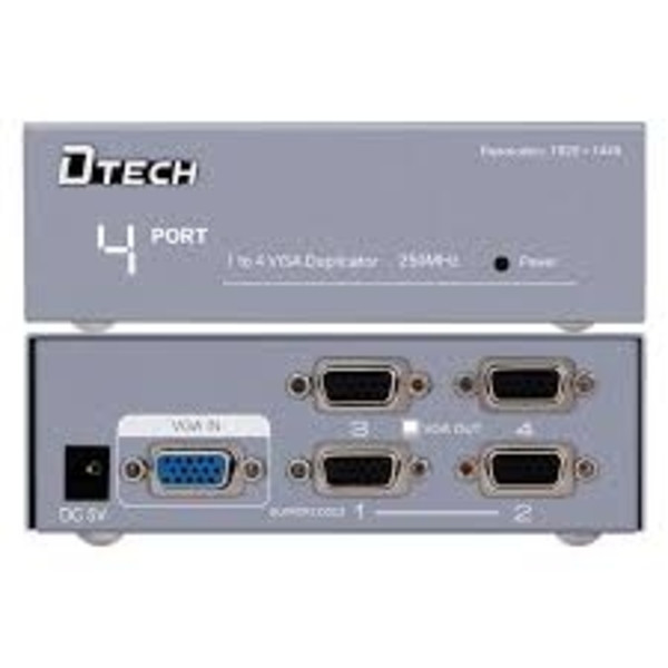 اسپیلتر 1 به 4 VGA دیتک مدل DT-7254 1