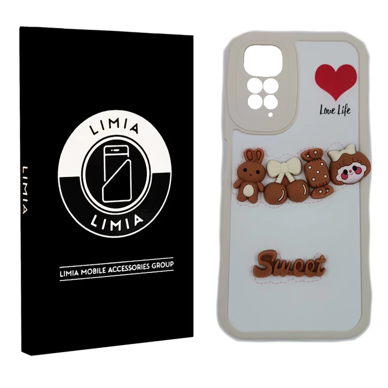 کاور لیمیا مدل فانتزی لنزدار ژله ای طرح عروسکی برجسته مناسب برای گوشی موبایل شیائومی Redmi Note 11 S/Note 11 4G