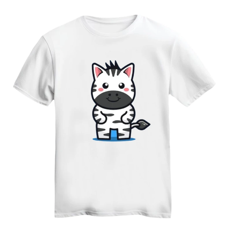 تی شرت آستین کوتاه زنانه مدل گورخر کد 6