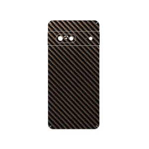 MAHOOT Glossy-Brown-Fiber Cover Sticker for Google Pixel 7