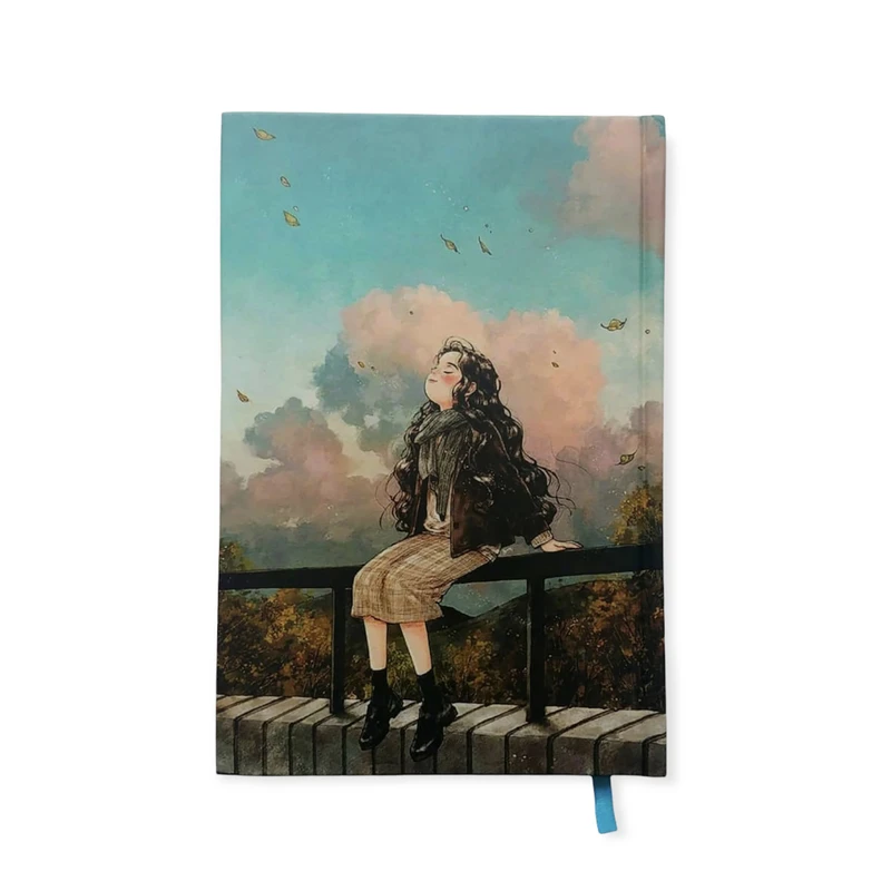 دفتر خاطرات 100 برگ طرح دختر در مزرعه کد 231321007