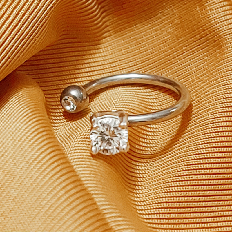 پیرسینگ نقره زنانه مدل نینا پیرسینگ نقره زنانه مدل نینا