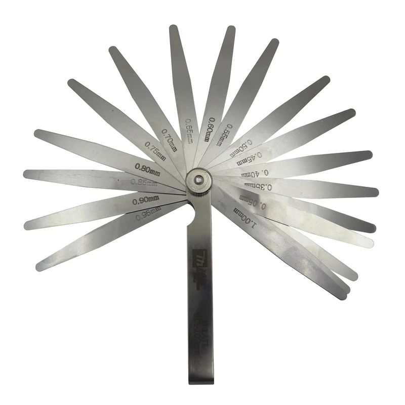 آچار فیلر میتا مدل YP-0.05/100MM مجموعه 20 عددی  