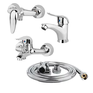 ست شیرآلات هیوا مدل طوفان کد kl1947 مجموعه 4 عددی