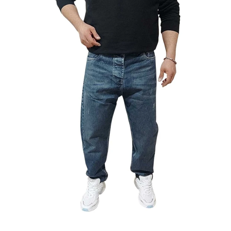 شلوار جین مام فیت مردانه مدل m.f.3136