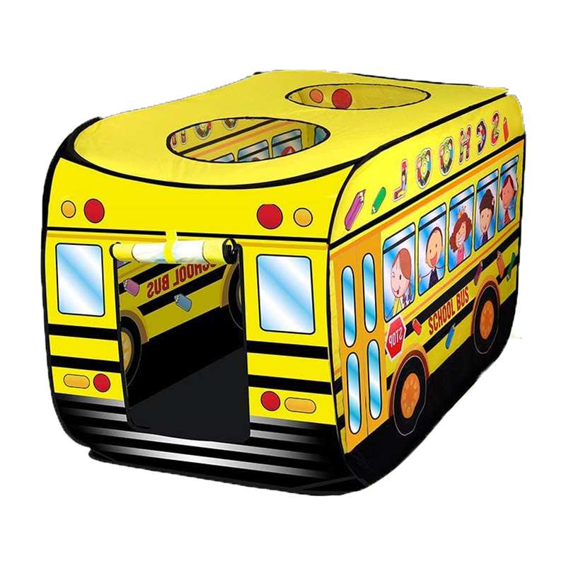 چادر بازی کودک مدل اتوبوس مدرسه