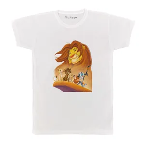 تی شرت آستین کوتاه بچگانه پرمانه طرح شیر شاه کد pmt.6372